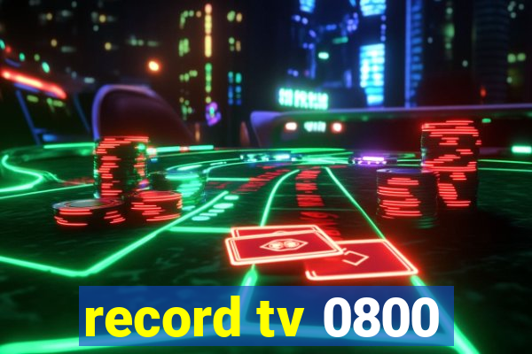 record tv 0800